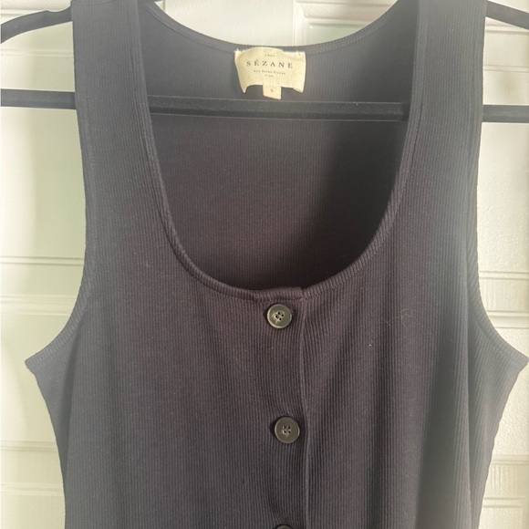 Sezane Fabiola Dress Black - Picture 8 of 8